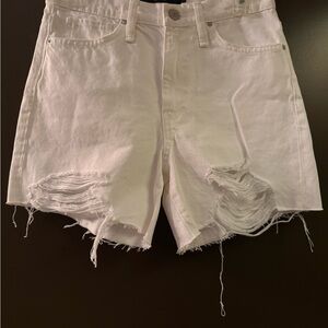 NWT Hudson Jeans Devon White Distressed Jean Shorts